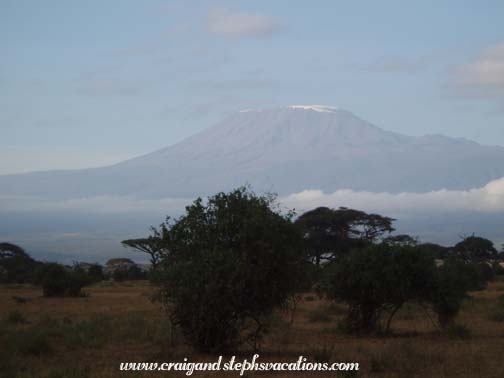 Mt Kilimanjaro from Amboseli Mt Kilimanjaro from Amboseli