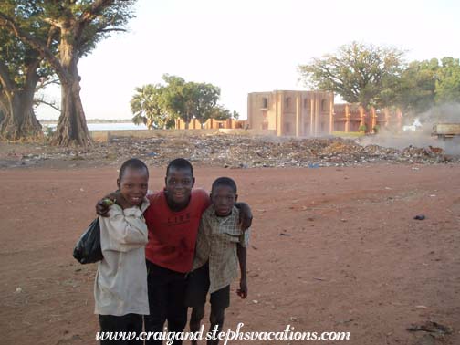 Boys outside the Artisan's Center Boys outside the Artisan's Center