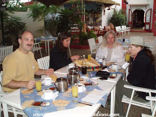 Breakfast at the Independance Hotel Breakfast at the Independance Hotel