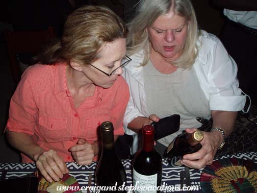 Reading wine labels by iPhone light Reading wine labels by iPhone light