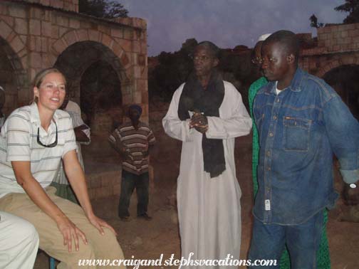 Anna, Chief Amadou Napo, and Daniel Anna, Chief Amadou Napo, and Daniel