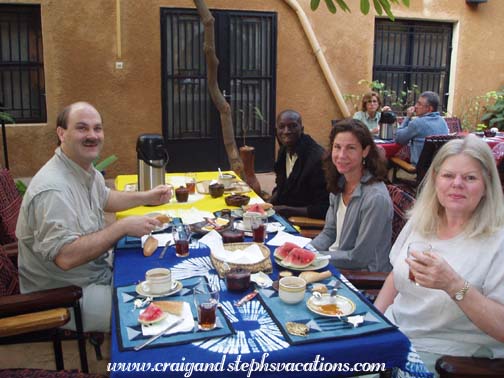 Breakfast at Hotel La Falaise