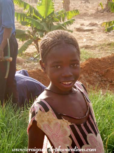 Girl who insisted on using the watering can