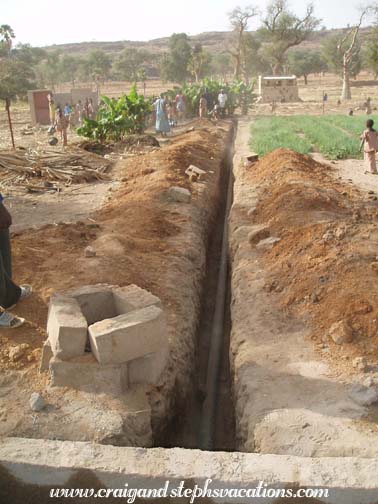Plumbing the water basin