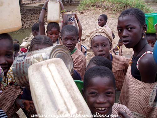 Fetching water Fetching water