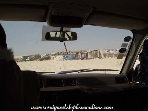 Arrival at the Festival au Desert Arrival at the Festival au Desert