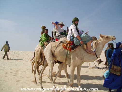 Heading north on camels Heading north on camels