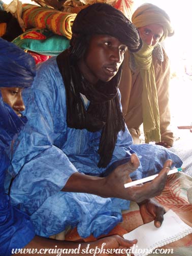 Mohammed Demonstrating Arabic writing Mohammed Demonstrating Arabic writing