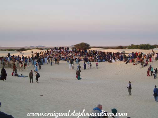 Crowds at the Dune Stage Crowds at the Dune Stage