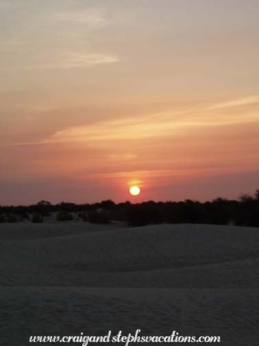 Sahara sunset