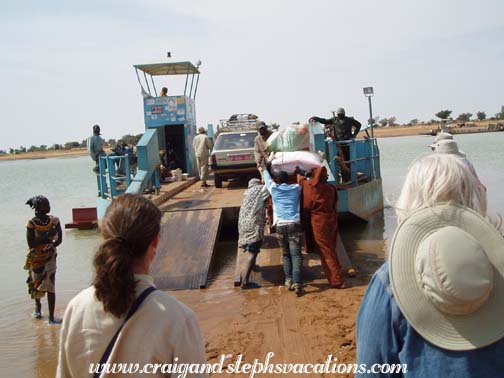 Loading the ferry