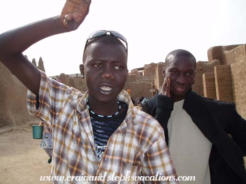 Bahini and our local Djenne guide Bahini and our local Djenne guide