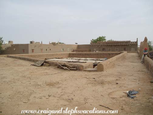 Our rooftop viewing area, Djenne Our rooftop viewing area, Djenne