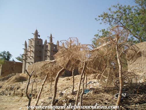 Fish traps and mosque