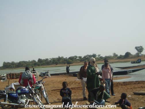 Bani River ferry crossing Bani River ferry crossing
