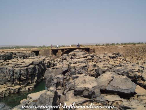 Chausee de Sotuba, oldest bridge in Bamako (100 years)