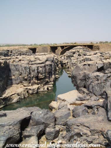 Chausee de Sotuba, oldest bridge in Bamako (100 years)