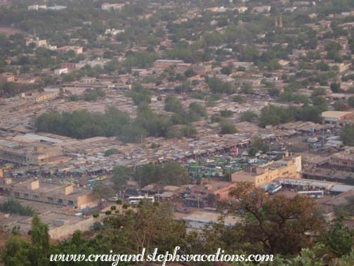 View of Bamako from Point G