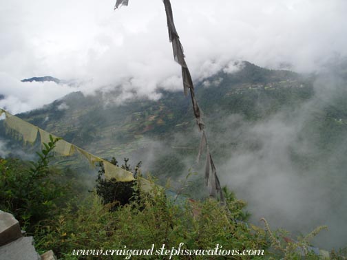 View from teh chorten View from the chorten