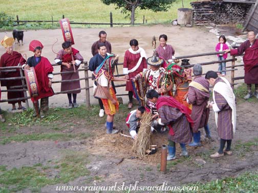 Lama kills the local deity Lama kills the local deity