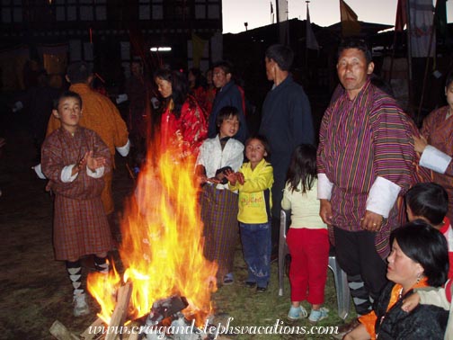 Kids around the campfire Kids around the campfire