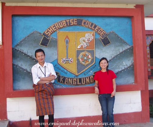Dorji and Kunga at Sherubtse College Dorji and Kunga at Sherubtse College