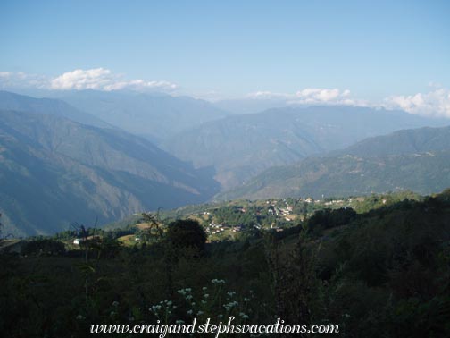 View from mountain roads above Sherubtse College View from mountain roads above Sherubtse College