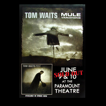 Tom Waits concert in Oakland 6/9/1999 - 6/11/1999