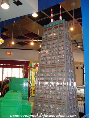 Hancock Tower made of LEGOs