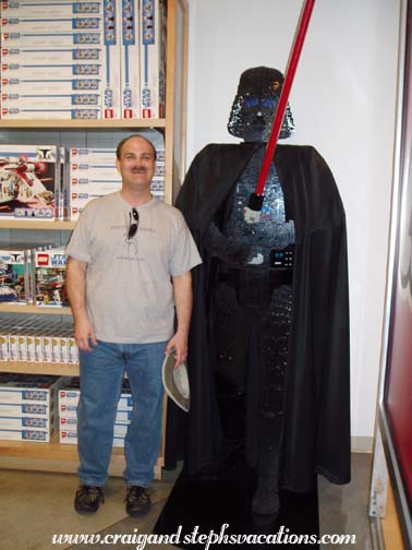 Craig with LEGO Darth Vader
