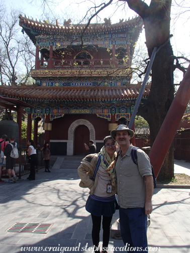 Karen and Craig at the Lama Temple