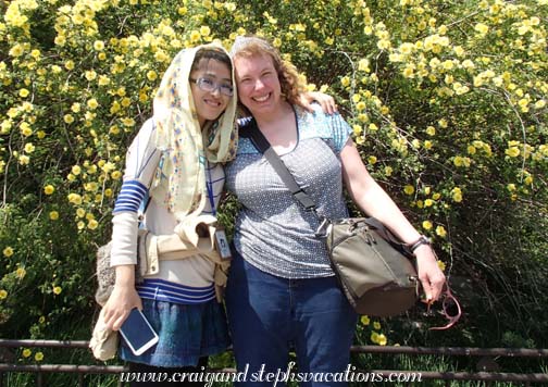 Karen and Steph at Beihai Park