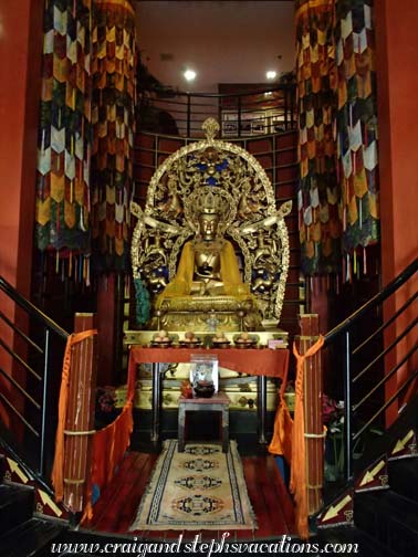 Sakyamuni (Buddha) Statue at the Tibetan restaurant