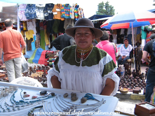 Jewelry at the Otavalo Saturday Market