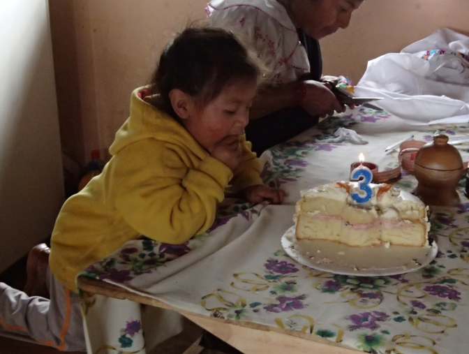 Yupanqui and his birthday cake