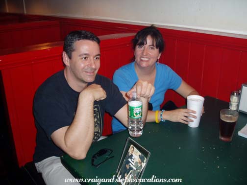 Tom and Karen at Little 5 Pizza