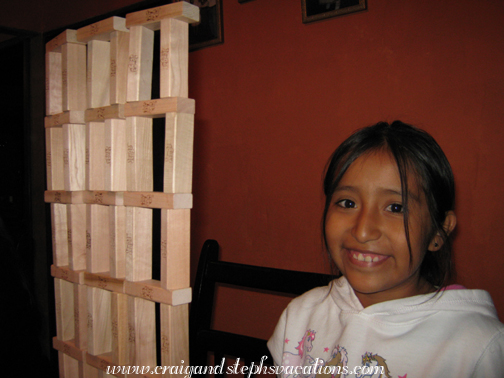 Yasmin's Jenga tower Yasmin's Jenga tower