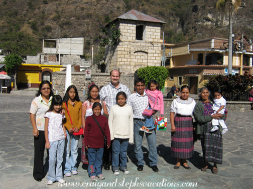 Family and friends outside church Family and friends outside church