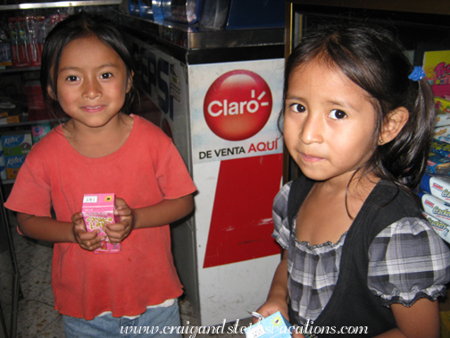 Loren and Aracely at the store Loren and Aracely at the store