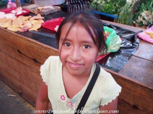 Yasmin at the market Yasmin at the market