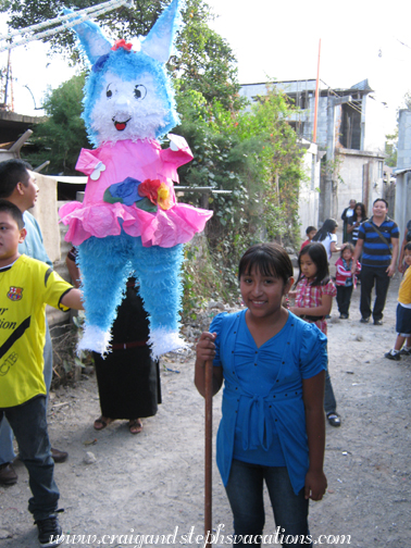 Yasmin and her piñata