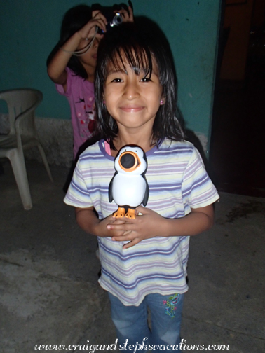 Aracely and the penguin popper