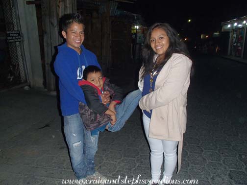 Jeremias and Paola carry Eddy