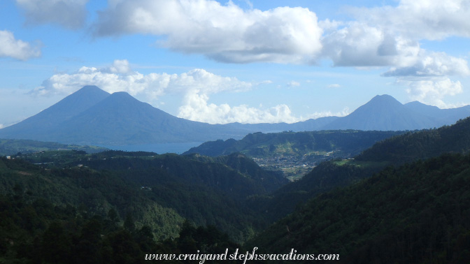 First glimpse of Lake Atitlan