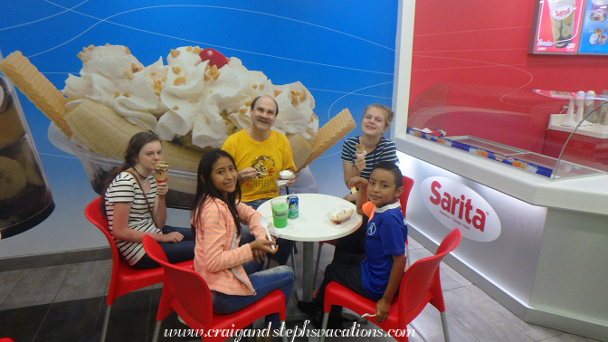 Ice cream at Sarita