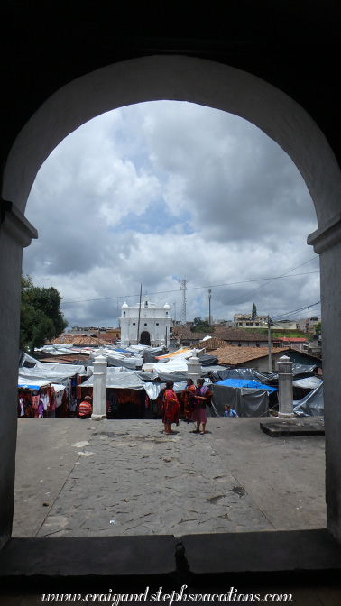 Looking across at Iglesia Santo Tomas from Calvary