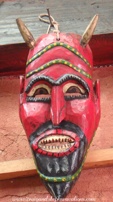 Lucifer mask, Moreria Santo Tomas Lucifer mask, Moreria Santo Tomas