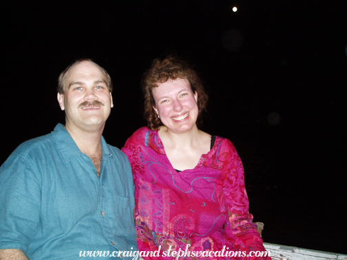 Boatride on the Ganges under a full moon