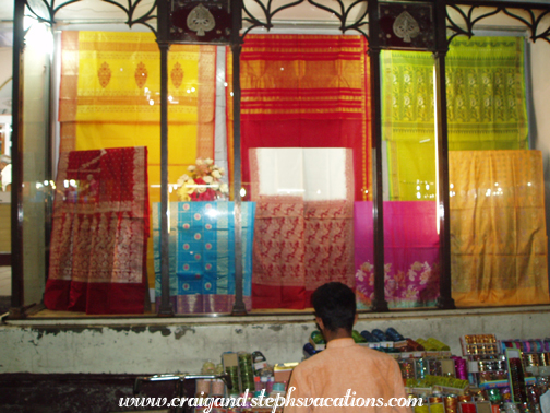 Fabrics for sale, Varanasi