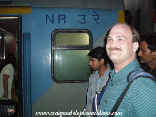 Boarding the Train to Agra at Jhansi
